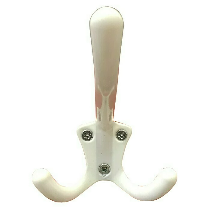 BAUHAUS Häfele Garderobenhaken Aluminium, Weiß, Wandmontage 1 BAUHAUS Häfele Garderobenhaken Aluminium, Weiß, Wandmontage