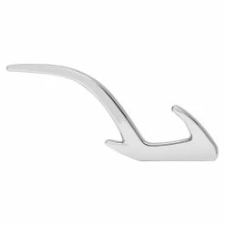 BAUHAUS Siro Garderobenhaken 2432/ZN1 L X B X H: 15 X 150 X 71 Mm, Anzahl Haken: 2 Stk., Chrom -Cheap Regale Store 12 5300