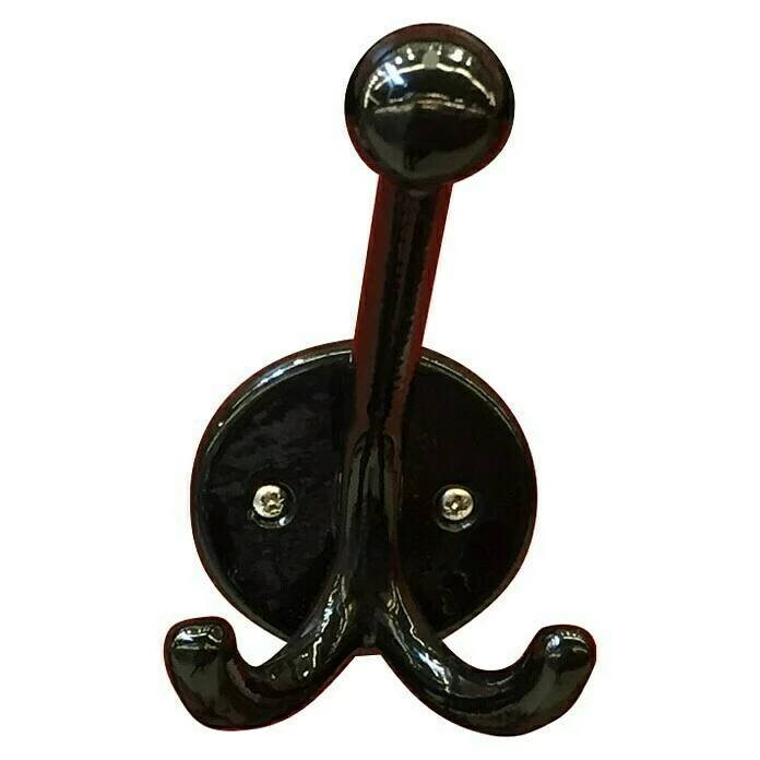 BAUHAUS Häfele Garderobenhaken Höhe: 125 Mm, Schwarz 1 BAUHAUS Häfele Garderobenhaken Höhe: 125 Mm, Schwarz