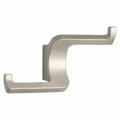 BAUHAUS Siro Garderobenhaken 2377/ZN21 L X B X H: 108 X 63 X 37 Mm, Anzahl Haken: 2 Stk.