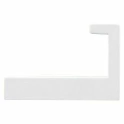 BAUHAUS Siro Garderobenhaken L X B X H: 15 X 61 X 40 Mm, Anzahl Haken: 1 Stk., Weiß -Cheap Regale Store 12 5348