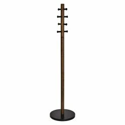 BAUHAUS Umbra Garderobenständer Pillar Ø X H: 40 X 168 Cm, Anzahl Haken: 8 Stk., Walnuss
