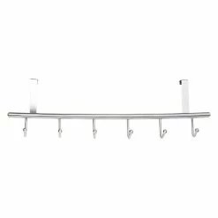 BAUHAUS Portaferm Wand- & Türgarderobenleiste Anzahl Haken: 6 Stk., Edelstahl, Grau