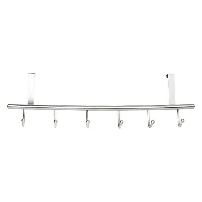BAUHAUS Portaferm Wand- & Türgarderobenleiste Anzahl Haken: 6 Stk., Edelstahl, Grau 1 BAUHAUS Portaferm Wand- & Türgarderobenleiste Anzahl Haken: 6 Stk., Edelstahl, Grau