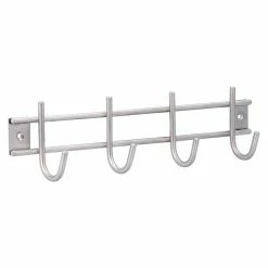 BAUHAUS Siro Garderobenleiste 300N1V1E L X B X H: 300 X 80 X 50 Mm, Anzahl Haken: 4 Stk.