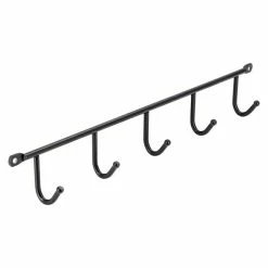 BAUHAUS Siro Garderobenleiste 2081-350 L X B X H: 350 X 53 X 32 Mm, Anzahl Haken: 5 Stk. -Cheap Regale Store 12 5420