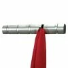 BAUHAUS Umbra Garderobenleiste Flip L X B X H: 51 X 2,5 X 7,6 Cm, Anzahl Haken: 5 Stk., Silber