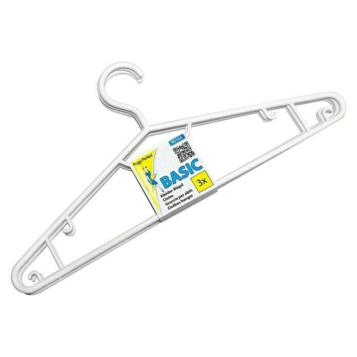 BAUHAUS Kleiderbügel Basic 3 Stk., Kunststoff 1 BAUHAUS Kleiderbügel Basic 3 Stk., Kunststoff