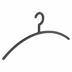 BAUHAUS Pador Kleiderbügel Nizza Schwarz, Kunststoff