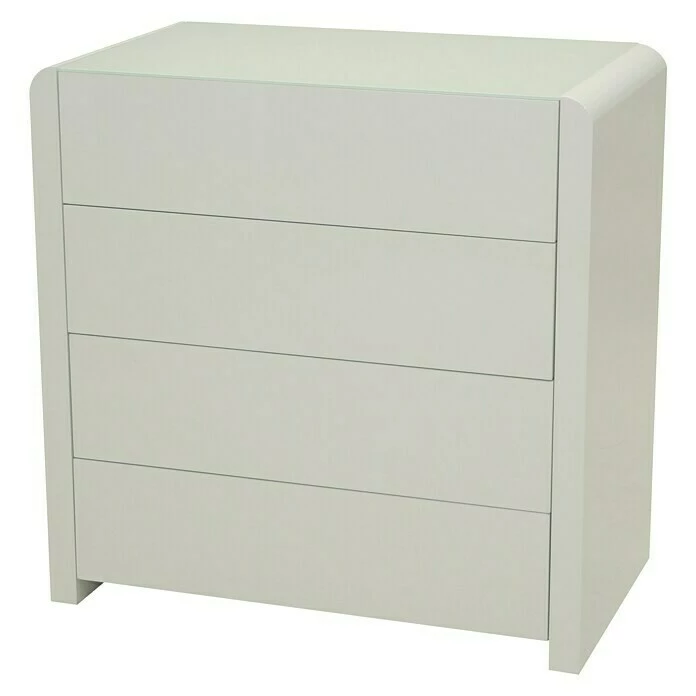 BAUHAUS Phönix Atlanta Kommode L X B X H: 45 X 78,5 X 78,8 Cm, Weiß, Ohne Tür, Anzahl Schubladen: 4 Stk. 1 BAUHAUS Phönix Atlanta Kommode L X B X H: 45 X 78,5 X 78,8 Cm, Weiß, Ohne Tür, Anzahl Schubladen: 4 Stk.