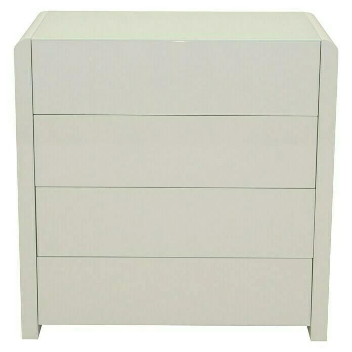 BAUHAUS Phönix Atlanta Kommode L X B X H: 45 X 78,5 X 78,8 Cm, Weiß, Ohne Tür, Anzahl Schubladen: 4 Stk. 2 BAUHAUS Phönix Atlanta Kommode L X B X H: 45 X 78,5 X 78,8 Cm, Weiß, Ohne Tür, Anzahl Schubladen: 4 Stk. – Bild 2