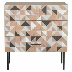 BAUHAUS Phönix Spectral Kommode L X B X H: 45 X 100 X 105 Cm, Holzfarben, Anzahl Schubladen: 3 Stk.