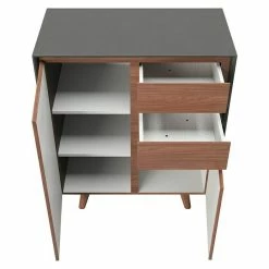 BAUHAUS Phönix Playboy Kommode Victoria L X B X H: 42 X 90 X 116,8 Cm, Nussbaum, Anzahl Türen: 2 Stk. -Cheap Regale Store 12 5619