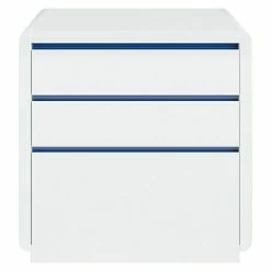 BAUHAUS Phönix Prana Kommode L X B X H: 45 X 78,5 X 78,5 Cm, Weiß, Anzahl Schubladen: 3 Stk.