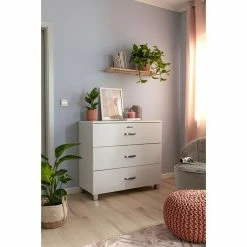 BAUHAUS Phönix Miami Kommode L X B X H: 43 X 97,6 X 88,8 Cm, Weiß, Anzahl Schubladen: 3 Stk. 10 BAUHAUS Phönix Miami Kommode L X B X H: 43 X 97,6 X 88,8 Cm, Weiß, Anzahl Schubladen: 3 Stk. -Cheap Regale Store 12 5669