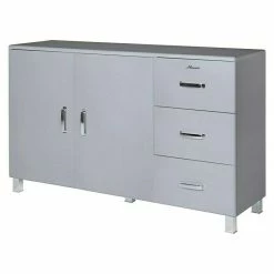 BAUHAUS Phönix Miami Sideboard L X B X H: 43 X 146,4 X 88,8 Cm, Hellgrau