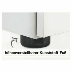 BAUHAUS Express Möbel Sideboard Carina L X B X H: 42 X 140 X 80 Cm, Graphit, Anzahl Schubladen: 4 Stk., Mit 2 Türen -Cheap Regale Store 12 5719