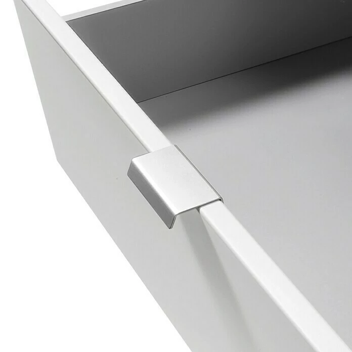 BAUHAUS Express Möbel Sideboard Carina L X B X H: 42 X 180 X 100 Cm, Weiß, Anzahl Schubladen: 5 Stk., Mit 2 Türen 2 BAUHAUS Express Möbel Sideboard Carina L X B X H: 42 X 180 X 100 Cm, Weiß, Anzahl Schubladen: 5 Stk., Mit 2 Türen – Bild 2