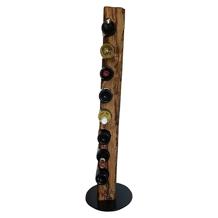 BAUHAUS Wood & Wishes Weinregal Premium Seitlich Höhe: 113 Cm, Anzahl Flaschen: 8 Stk., Holz, Nussbaum 2 BAUHAUS Wood & Wishes Weinregal Premium Seitlich Höhe: 113 Cm, Anzahl Flaschen: 8 Stk., Holz, Nussbaum – Bild 2