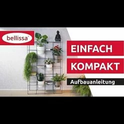 BAUHAUS Bellissa Regalsystem Filo 4x6 117 X 31 X 175 Cm -Cheap Regale Store 12 628