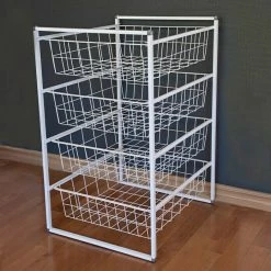 BAUHAUS Lundbergs Regal L X B X H: 53,5 X 45 X 72 Cm, Weiß