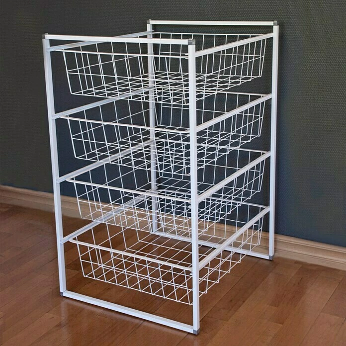 BAUHAUS Lundbergs Regal L X B X H: 53,5 X 45 X 72 Cm, Weiß 1 BAUHAUS Lundbergs Regal L X B X H: 53,5 X 45 X 72 Cm, Weiß