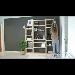 BAUHAUS Astigarraga Gala Holzregal Gala L X B X H: 50 X 25 X 185 Cm, Holz, Natur -Cheap Regale Store 12 69