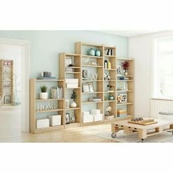 BAUHAUS Astigarraga Gala Holzregal Gala L X B X H: 50 X 25 X 185 Cm, Holz, Natur -Cheap Regale Store 12 70