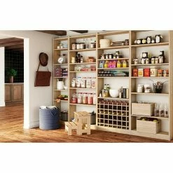 BAUHAUS Astigarraga Gala Holzregal Gala L X B X H: 50 X 25 X 185 Cm, Holz, Natur -Cheap Regale Store 12 71