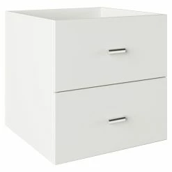 BAUHAUS Phönix Fortuna Container L X B X H: 33,4 X 34,1 X 34,1 Cm, Weiß, Anzahl Schubladen: 2 Stk., Passend Für: Phönix Regale Fortuna