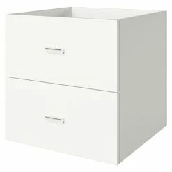 BAUHAUS Phönix Fortuna Container L X B X H: 33,4 X 34,1 X 34,1 Cm, Weiß, Anzahl Schubladen: 2 Stk., Passend Für: Phönix Regale Fortuna -Cheap Regale Store 12 774