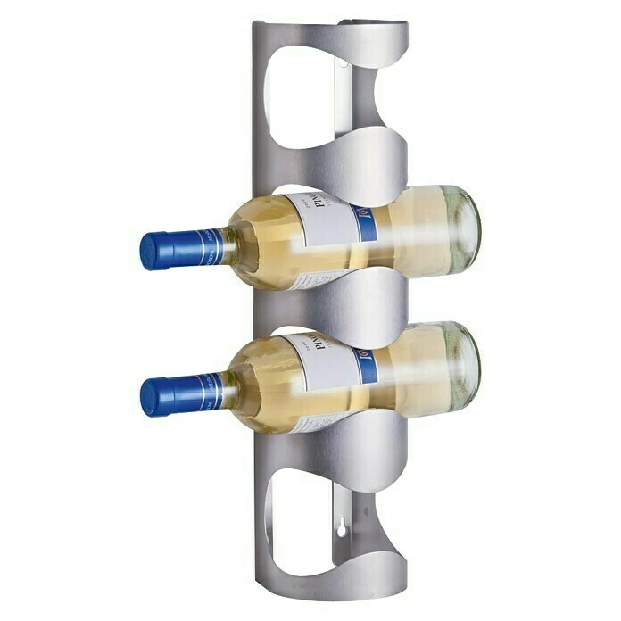 BAUHAUS Zeller Present Weinregal L X B X H: 11,5 X 9,8 X 45 Cm, Anzahl Flaschen: 4 Stk., Edelstahl 1 BAUHAUS Zeller Present Weinregal L X B X H: 11,5 X 9,8 X 45 Cm, Anzahl Flaschen: 4 Stk., Edelstahl