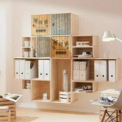 BAUHAUS HolzZollhaus Holzkiste B 1/2 35 X 35 X 16 Cm, Gehobelt, Natur -Cheap Regale Store 12 796