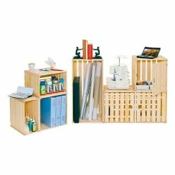 BAUHAUS HolzZollhaus Holzkiste A 1/8 32 X 17,5 X 18 Cm, Gehobelt, Natur -Cheap Regale Store 12 804