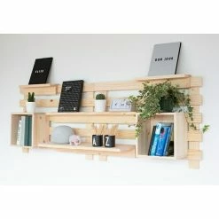 BAUHAUS Astigarraga Wandpaneel L X B X H: 90 X 65 X 5 Cm, Kiefernholz -Cheap Regale Store 12 81