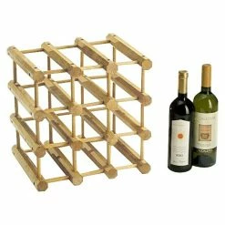 BAUHAUS Weinregal 28 X 34 X 34 Cm, Naturbelassen