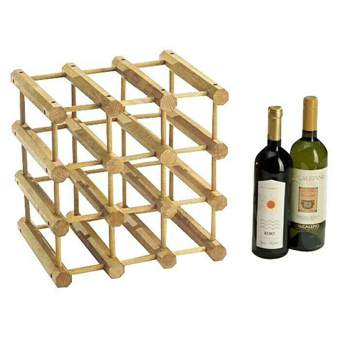 BAUHAUS Weinregal 28 X 34 X 34 Cm, Naturbelassen 1 BAUHAUS Weinregal 28 X 34 X 34 Cm, Naturbelassen