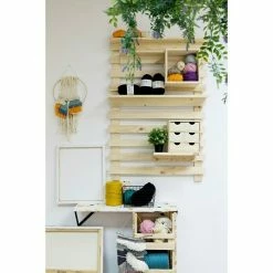 BAUHAUS Astigarraga Wandpaneel L X B X H: 90 X 65 X 5 Cm, Kiefernholz -Cheap Regale Store 12 82