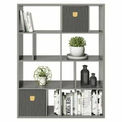 BAUHAUS Phönix Fortuna Raumteiler Mit Stauraumboxen L X B X H: 34 X 112,5 X 146,6 Cm, Grau, Anzahl Fächer: 12