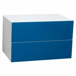 BAUHAUS Phönix Atlanta Container L X B X H: 38 X 55 X 34 Cm, Blau, Anzahl Schubladen: 2 Stk.