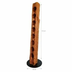 BAUHAUS Wood & Wishes Weinregal Premium Höhe: 113 Cm, Anzahl Flaschen: 8 Stk., Mahagoni -Cheap Regale Store 12 859