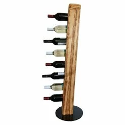 BAUHAUS Wood & Wishes Weinregal Premium Höhe: 113 Cm, Anzahl Flaschen: 8 Stk., Holz, Teak -Cheap Regale Store 12 881