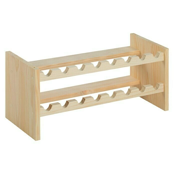 BAUHAUS Astigarraga Weinregal L X B X H: 25 X 68 X 30 Cm, Anzahl Flaschen: 16 Stk. 1 BAUHAUS Astigarraga Weinregal L X B X H: 25 X 68 X 30 Cm, Anzahl Flaschen: 16 Stk.