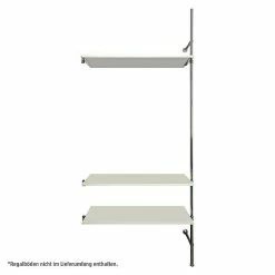 BAUHAUS Easy Connect Regalsystem-Anbaumodul Geeignet Für: 3 Regalböden, Individuell Anpassbar
