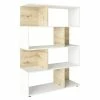 BAUHAUS Phönix Regal Shelfy L X B X H: 35,6 X 103 X 146 Cm, Weiß/Eiche