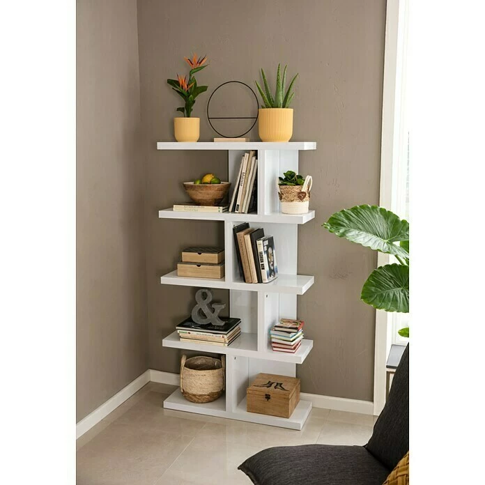 BAUHAUS Phönix Regal Lloret L X B X H: 29 X 80 X 150 Cm, Weiß 3 BAUHAUS Phönix Regal Lloret L X B X H: 29 X 80 X 150 Cm, Weiß – Bild 3