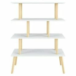 BAUHAUS Phönix Scandi Regal L X B X H: 35 X 115 X 150 Cm, Weiß, Traglast: 10 Kg/Boden