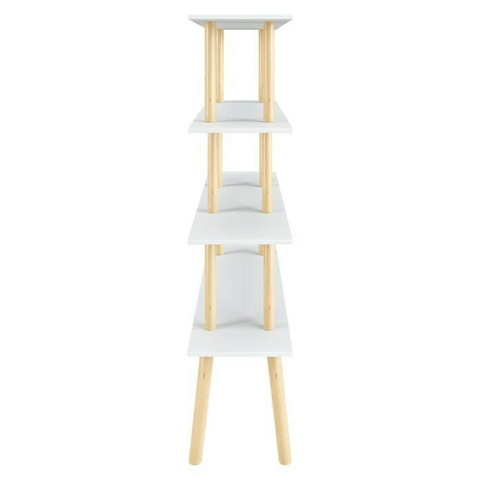 BAUHAUS Phönix Scandi Regal L X B X H: 35 X 115 X 150 Cm, Weiß, Traglast: 10 Kg/Boden 2 BAUHAUS Phönix Scandi Regal L X B X H: 35 X 115 X 150 Cm, Weiß, Traglast: 10 Kg/Boden – Bild 2