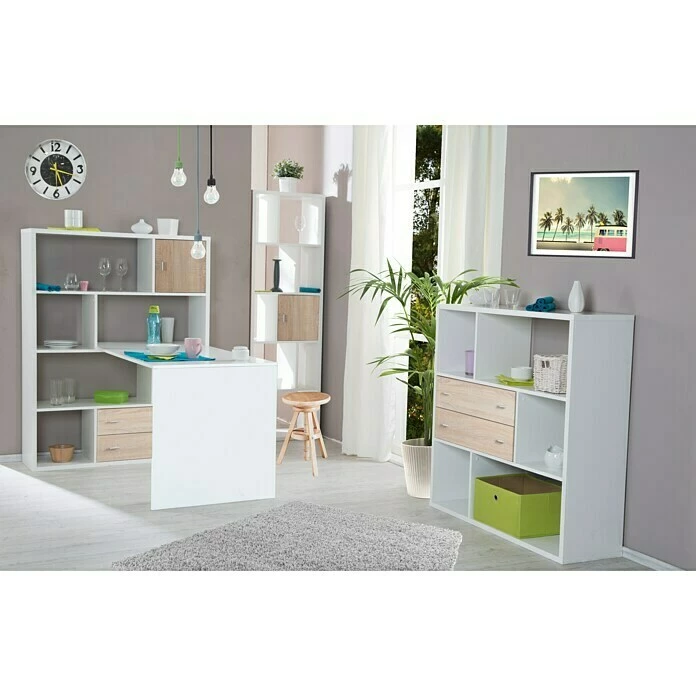 BAUHAUS Phönix Toronto Regal L X B X H: 32,5 X 105 X 139 Cm, Weiß 5 BAUHAUS Phönix Toronto Regal L X B X H: 32,5 X 105 X 139 Cm, Weiß – Bild 5